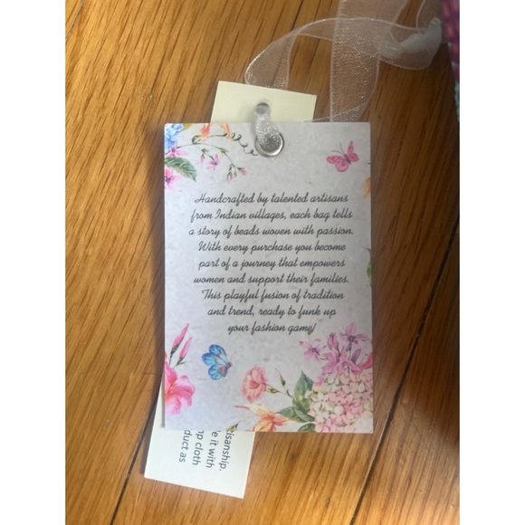 Viral TikTok Handmade Beaded Coastal Coral Reef Shoulder Handbag NWT - Picture 11 of 12